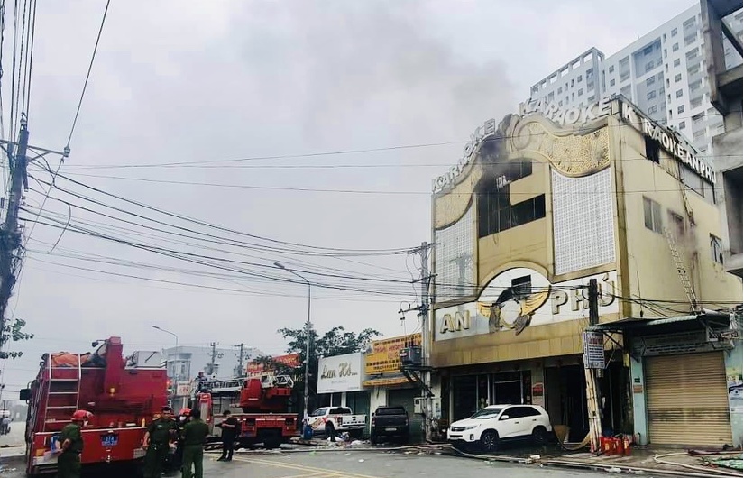 Công an thông tin vụ cháy quán karaoke ở Bình Dương khiến 15 người tử vong
