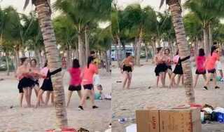 Vụ 'lộ ngực' khi chơi team building ở bãi biển Quảng Ninh: Hé lộ thông tin về nhóm du khách
