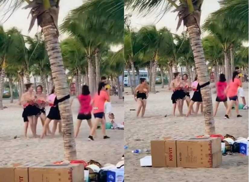 Vụ lộ ngực khi chơi team building ở bãi biển Quảng Ninh hé lộ thông tin về nhóm du khách