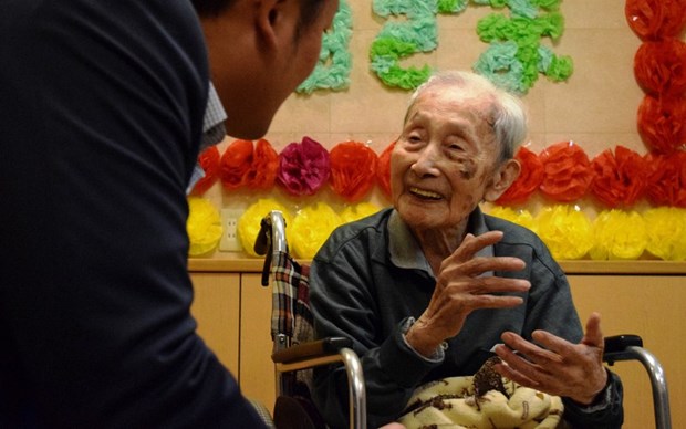 Cụ ông cao tuổi nhất tại Nhật Bản qua đời ở tuổi 112