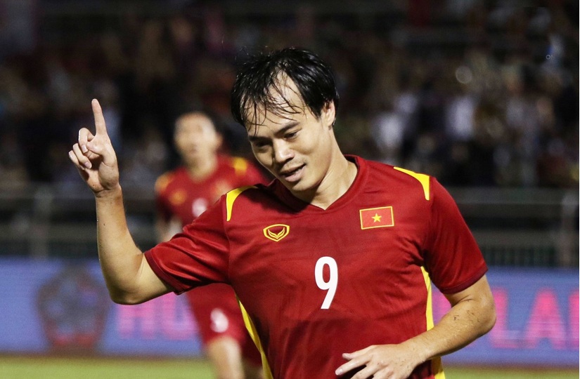 Tiền đạo Văn Toàn rất vui khi ghi bàn trở lại ở tuyển Việt Nam