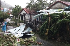 Bão Noru khiến 57 người bị thương, hàng ngàn ngôi nhà bị hư hại