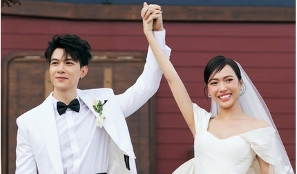 Sau đám cưới ở Phan Thiết, Diệu Nhi - Anh Tú tổ chức tiệc cưới ở Hà Nội