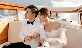 HOT: Hoa hậu Đỗ Mỹ Linh hạnh phúc chia sẻ đám cưới với con trai bầu Hiển đúng ngày sinh nhật tuổi 26
