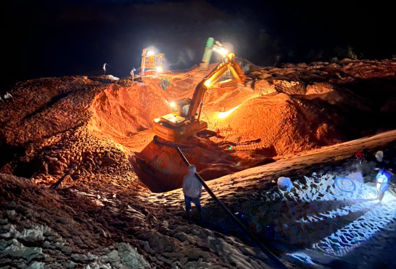Danh tính 4 công nhân bị vùi lấp trong sự cố sập mỏ titan ở Bình Thuận 