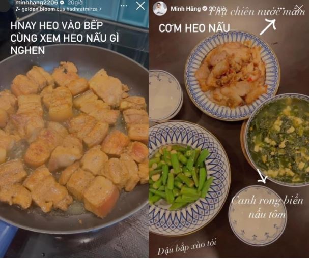 Minh Hằng sau kết hôn: 'Thường ở nhà người quán xuyến mọi việc bếp núc là tôi'
