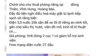 Mạo danh chủ trọ, lừa sinh viên muốn thuê phòng gần 100 triệu đồng