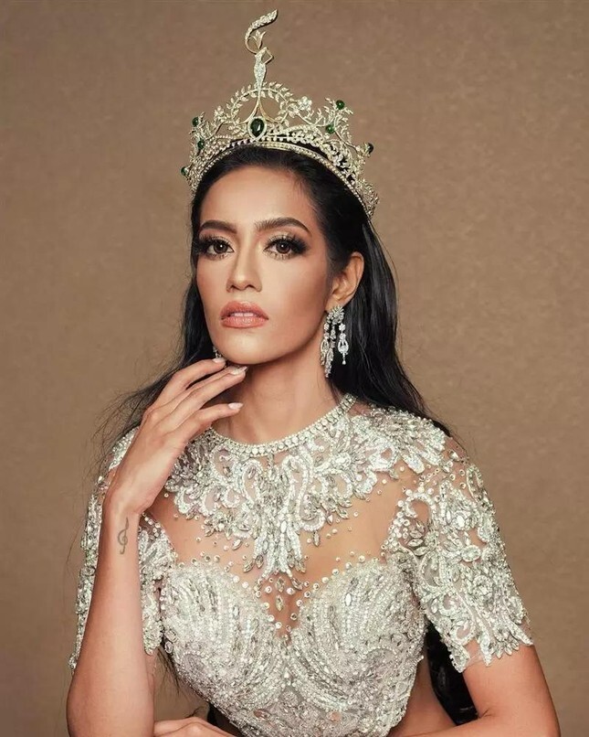 Chủ tịch Miss Grand International nói đang cân nhắc cho Thiên Ân vị trí Á hậu 5