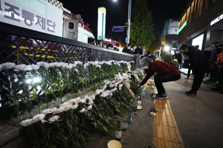 Thảm kịch đêm Halloween ở Itaewon số người chết tăng lên 154, có 98 nạn nhân là nữ