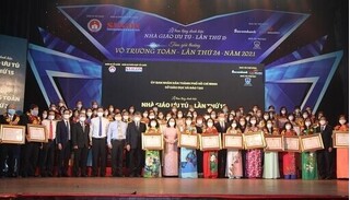 TPHCM công bố danh sách 50 cán bộ, giáo viên đạt giải thưởng Võ Trường Toản