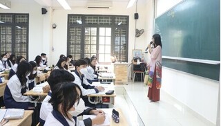 Học sinh 'hóa thân' thành thầy cô để hiểu hơn về nghề giáo