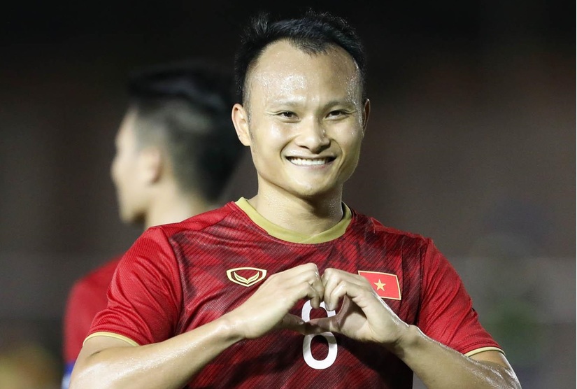 Trọng Hoàng vui mừng khi trở lại đội tuyển Việt Nam sau thời gian vắng bóng