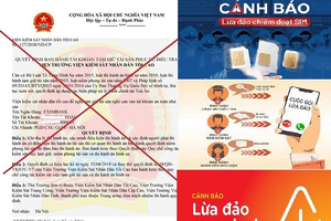 Bộ Công an cảnh báo tội phạm lừa đảo giả danh cán bộ tư pháp