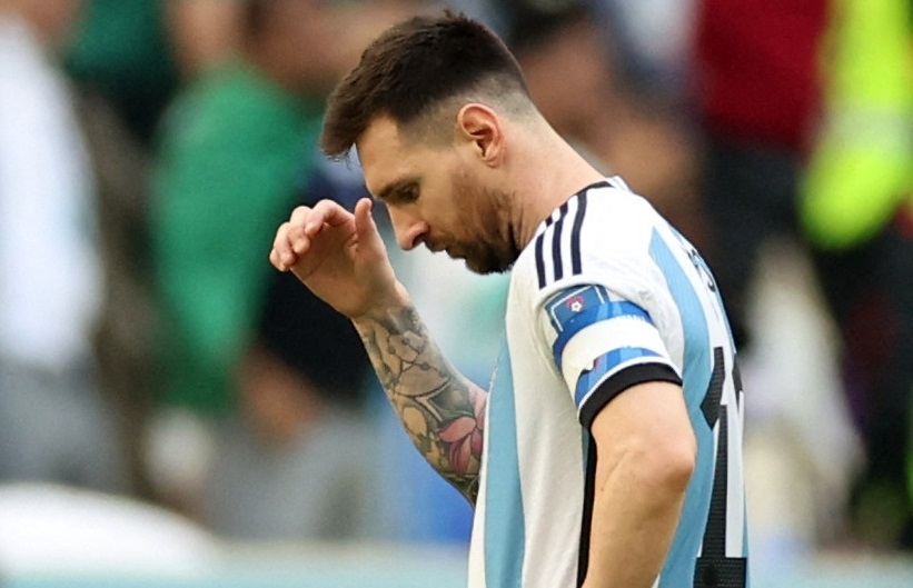 Messi thất vọng trận thua Saudi Arabia ở trận mở màn World Cup