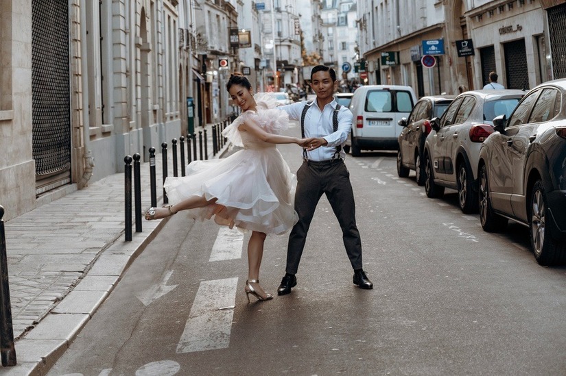 Khánh Thi - Phan Hiển tung bộ ảnh cưới tuyệt đẹp ở Paris