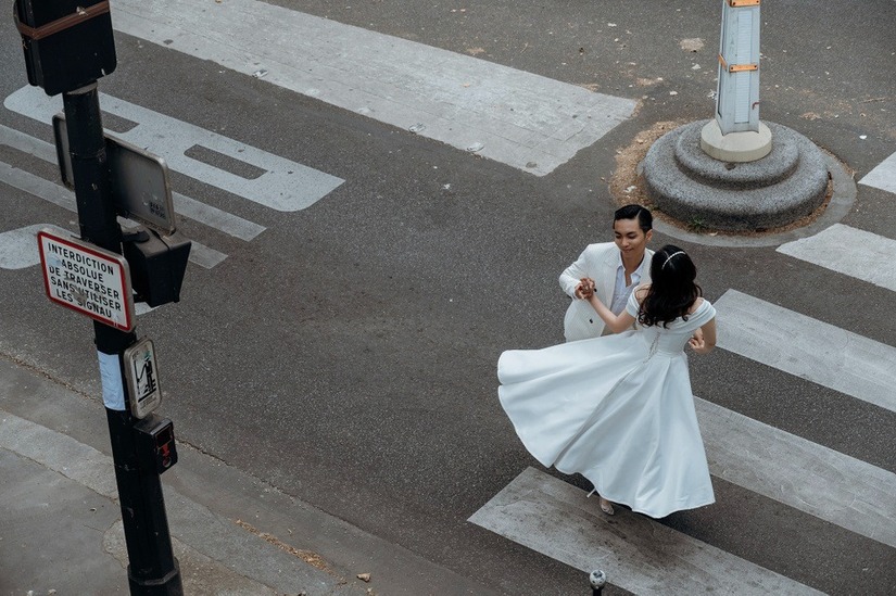 Khánh Thi - Phan Hiển tung bộ ảnh cưới tuyệt đẹp ở Paris