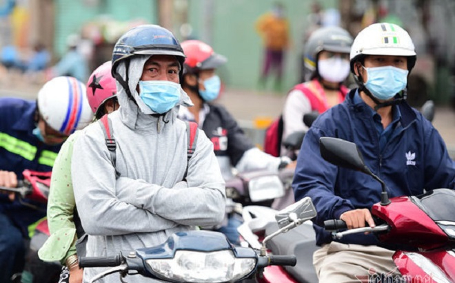 Không khí lạnh đã tràn qua biên giới, vùng núi có băng giá và mưa tuyết