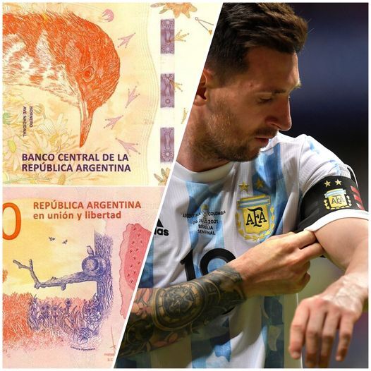 Hình ảnh của Messi sắp được in lên tờ 1000 peso Argentina