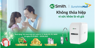 Sunshine Mall hợp tác phát triển cùng  A.O.Smith mang lại giá trị cho người tiêu dùng