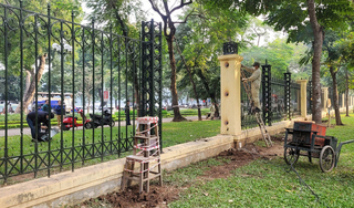 Hàng rào công viên Thống Nhất (Hà Nội) chính thức được gỡ bỏ