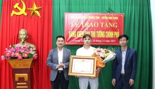 Thanh niên dũng cảm cứu 2 trẻ đuối nước ở Hà Tĩnh được Thủ tướng tặng bằng khen