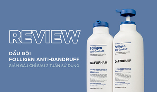 Review dầu gội trị gàu Folligen Anti-Dandruff hiệu quả chỉ sau 2 tuần