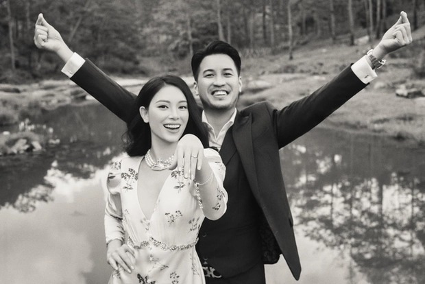 Linh Rin và em chồng tỷ phú Hà Tăng kỷ niệm một năm đính hôn