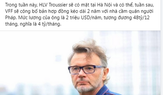 Nhà báo Minh Hải hé lộ hợp đồng của VFF với HLV Troussier