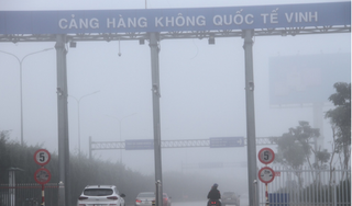Hàng loạt chuyến bay đến/đi từ sân bay Vinh phải tạm dừng do sương mù dày đặc