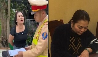 Người phụ nữ lăng mạ CSGT ở Thanh Hóa từng bị xử phạt vì hành hung người khác