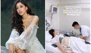Hoa hậu Mai Phương Thúy đi viện cấp cứu lúc nửa đêm khiến fans lo lắng