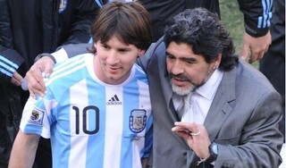 Cựu tiền vệ Barca so sánh Messi và Maradona