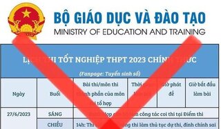 Cảnh báo mạo danh Bộ GD&ĐT đăng tải thông tin sai về kỳ thi tốt nghiệp THPT
