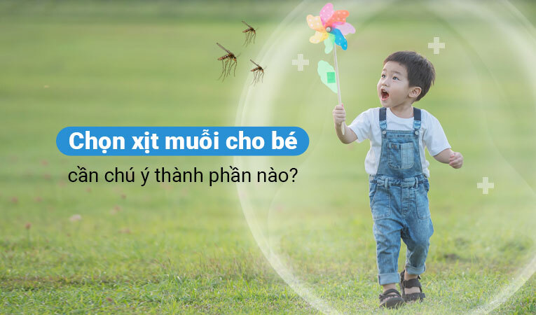 Chọn xịt muỗi cho bé 