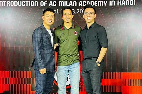 Con trai Văn Quyết gia nhập Học viện AC Milan tại Hà Nội Việt Nam