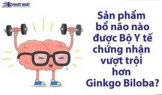 Bộ y tế chứng nhận Hoạt huyết Nhất Nhất hiệu quả vượt trội Ginkgo Biloba EGB761 của Pháp