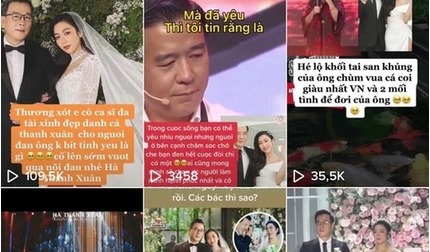 Liên tiếp tung tin vô căn cứ nói 'Vua cá Koi' Thắng Ngô ly hôn vợ thứ 2, một tài khoản TikTok đã thu hút tới 50k follow