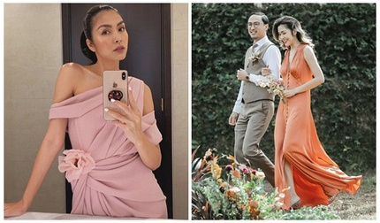 Thời trang dự tiệc cưới của Tăng Thanh Hà vừa đơn giản lại vừa lịch thiệp khiến ai nhìn cũng ngẩn ngơ