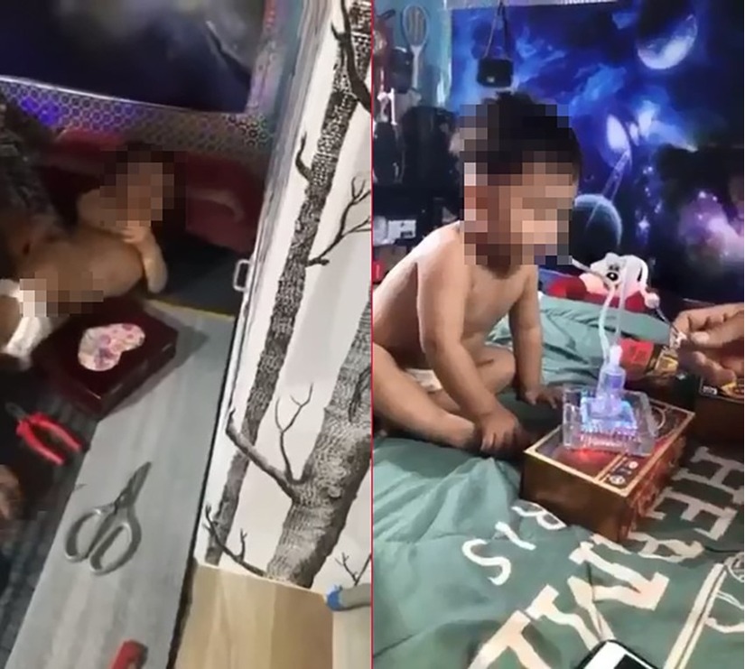 Xác minh clip bé 1 tuổi được cho là bị hành hạ, ép hút ma túy đá gây xôn xao mạng xã hội