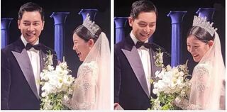 Đám cưới Lee Seung Gi - Lee Da In: Chú rể quỳ gối hát tặng vợ và không giấu nổi xúc động bật khóc bên cô dâu