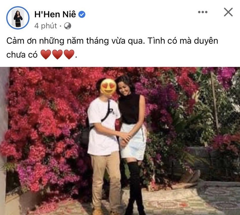 Hoa hậu H'Hen Niê xác nhận chia tay bạn trai sau 4 năm bên nhau