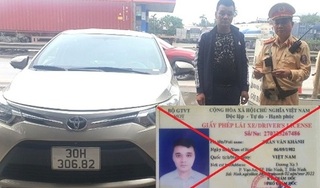 Lái xe dương tính với ma tuý, sử dụng giấy phép lái xe giả chạy quá tốc độ trên Quốc lộ 5