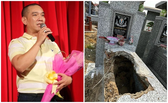 Gia đình lên tiếng vụ phần mộ của đạo diễn Vũ Minh bị phá hoại