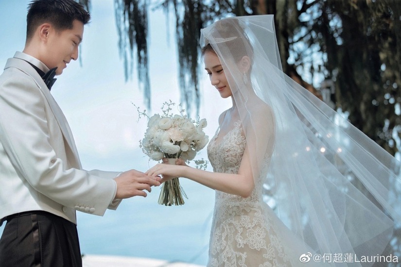 Đám cưới của tài tử Đậu Kiêu và ái nữ trùm sòng bạc Macau