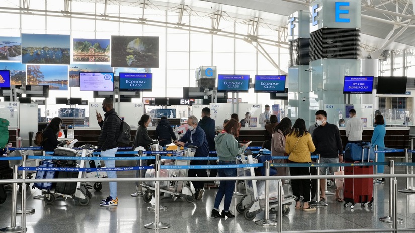 Dự báo dịp nghỉ lễ 30/4 lượng khách du lịch qua sân bay Nội Bài tăng cao