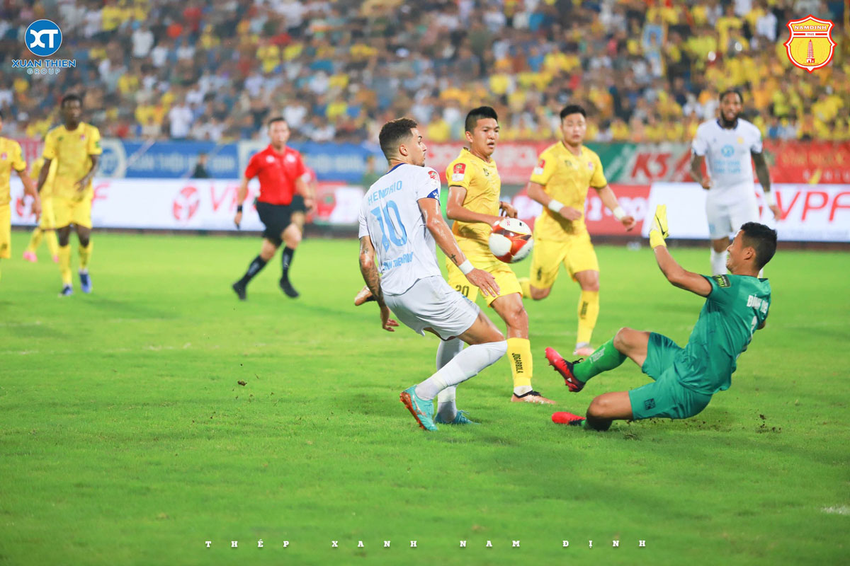 Kết quả vòng 8 V.League: Thép Xanh Nam Định bị Hải Phòng “cưa điểm”