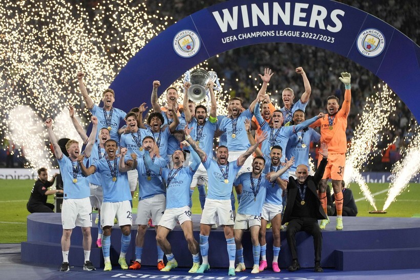 Man City nhận thưởng cực khủng sau chức vô địch Champions League