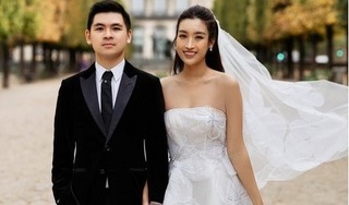 Chồng thiếu gia của Hoa hậu Đỗ Mỹ Linh lần đầu khoe ảnh cưới chụp tại Pháp