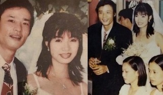 NSƯT Võ Hoài Nam khoe ảnh cưới với vợ trẻ kém 12 tuổi từ hơn 20 năm trước 