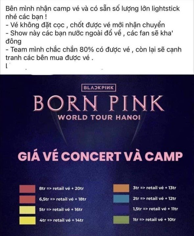 BTC concert BLACKPINK tại Việt Nam cảnh báo lừa đảo rao bán vé lên tới 30 triệu đồng